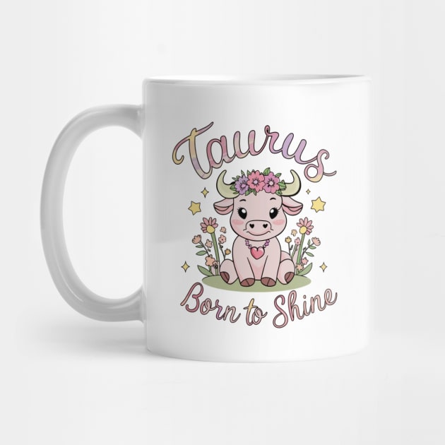 Taurus Born To Shine by Custom Prints HD